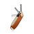 Orbitkey Pebbled Leather Key Organiser Emerald