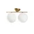 Opviq Luster Luminar-14116, 42x20x27cm, IP20, Belo-zlatne boje