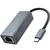 Omrežni adapter Qoltec USB-C 3.1 | RJ45 | Ethernet | 1000 Mb/s | Aluminij