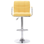 Greatstore Barski stol rumeno blago