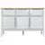 Komoda FLORO bijela 114 x 43 x 74 cm od masivne borovine