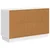 Kreveta s ladicama Bijela visokog sjaja 89 x 34,5 x 57 cm