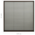 Zaslon protiv insekata za prozore aluminijski smeđi 120x120 cm