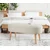 Atelier del Sofa Tabure 100x40x47cm, Krem