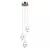 ITALUX PND-34375-3-HBR - LED luster na sajli ALANI 3xLED/5W/230V 3000K zlatna