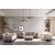 Atelier del Sofa Sofa sa 4 sedišta Pavia, 260x90x75 cm, Braon