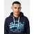 Superdry Majica NEON, modra