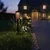 Komplet od 4 LED solarne lampe DECOR, LED/1,2V, 150 mAh, 3000K, 39 cm, IP44, crne