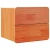 Noćni ormarić 2 pcs Smeđa 39 x 34 x 33 cm Masivna borovina
