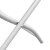 Sklopiva stolica za vrt 2 pcs Bijelo 42 x 52 x 82cm