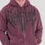 GymBeam Abyss Hoodie Raisin