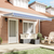 Skrovita tenda Plava 350 x 200 cm tkanina