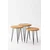 Hanah Home Set uklopivih stočića, 3 komada, Krem