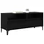 TV ormar Crni hrast 100 x 34,5 x 44,5 cm Obrađeno drvo i čelik