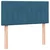 Box Spring krevet s madracem tamnoplavi 80x210 cm baršun