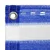 Vidaxl vidaXL Balkonska pregrada modro-bela 90x400 cm HDPE