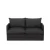 ATELIER DEL SOFA Sofa dvosed Saga XL 2 Seater Dark Grey