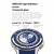 Smart watch DT Watch X crni (crna silikonska i braon kozna narukvica)