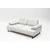 Atelier del Sofa Dvosed na razvlačenje Mustang 99x83x199cm Beli