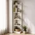 Hanah Home polica za knjige Aura, 37,8 cm, bela
