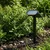 LED RGB Solarna lampa 2u1 LED/3,7V 1200 mAh IP54 crna