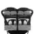 Kikka Boo Kolica za blizance HAPPY 2 light grey