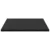 Police za knjige 4 pcs Crna 60 x 40 x 1,5 cm Konstruirano drvo