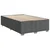 Vidaxl Box spring postelja z vzmetnico temno siva 120x190 cm blago