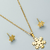 Set Snowflake pahulja - Zlatna KP21197