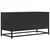 TV ormarić crni 80x34,5x40 cm konstruirano drvo i metal