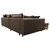 Livetastic KOTNA GARNITURA S POSTELJNO F, rjava tekstil