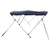 Tenda bimini s 3 luka i bočnim stijenkama 183x(185-198)x137 cm
