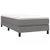Vidaxl Box spring postelja z vzmetnico temno siva 90x190 cm blago
