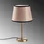 Opviq Stona lampa 5102, 21x21x39 cm, IP20, Zlatno-smeđe boje