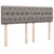 Vidaxl Box spring postelja z vzmetnico taupe 140x200 cm blago