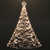 VIDAXL božićno drvce s metalnim stupom i 500 LED žarulja, 3m