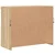 Komoda s LED svjetlima boja hrasta sonome 81x37x67 cm