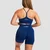 GymBeam Sportski grudnjak Sculpt Seamless Navy