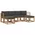 Set vanjskih sofa 6 pcs Prirodna i antracit Konstruirano drvo