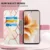 Maska za telefon na preklop Marble za Honor 200 Smart/ X7c geometry, Roze