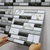 Netscroll 3D stenske nalepke z izgledom marmorja (10 kosov), StickMarble