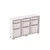 HANAH HOME Višenamenska komoda Bofi White