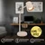 Briloner 7476-011 - Stona lampa SKRIVA 1xGU10/9W/230V bež