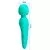 Vibrator Wand Meredith, 21.5cm, Zeleni