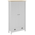 Den Garderobna omara z 2 vrati Hill Range bela 89x50x170cm b