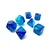 Kockice Chessex - Gemini - Polyhedral - Blue-Blue & Light Blue (7)