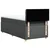 vidaXL vidaXL Box spring postelja z vzmetnico temno siva 90x190 cm blago, (21291284)
