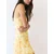 Pull&Bear Poletna obleka rumena/med