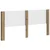 VIDAXL vzglavje za posteljo, les, 206,5 × 7 × 100cm, artisan hrast, 889554
