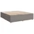 vidaXL Box spring postelja z vzmetnico taupe 180x200 cm blago